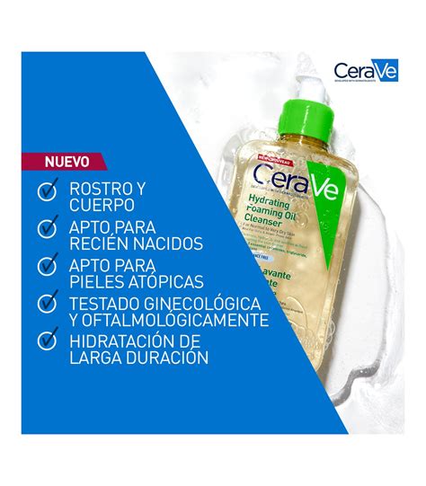 CeraVe Aceite Limpiador Espumoso Hidratante 473ml Farmacia Lisboa