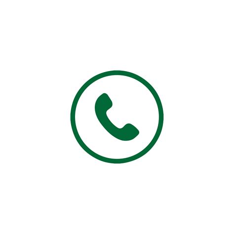 Green Phone icon, flat design template 47580486 PNG