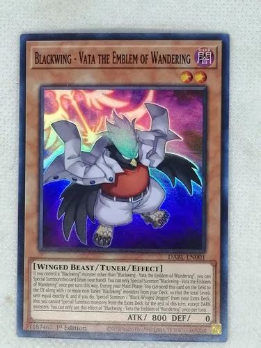 Blackwing Vata The Emblem Of Wandering Super Yugioh Meses Sin Intereses