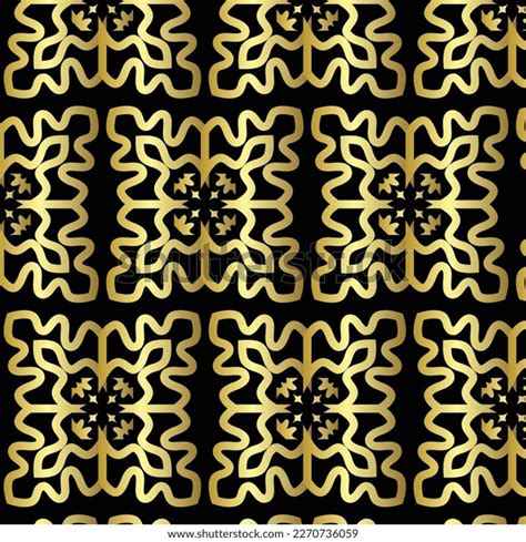 Black Golden Royal Wallpaper Textile Background Stock Vector (Royalty ...