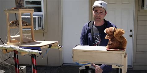 Former NASA Engineer Mark Rober Built an Epic Obstacle Course for Squirrels