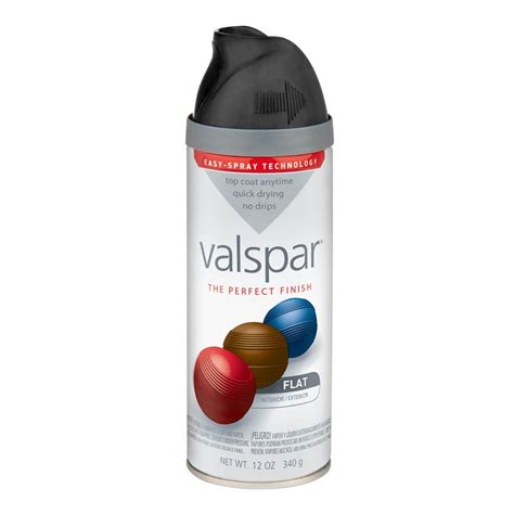 Valspar Flat Black Spray Paint And Primer In One Actual Net Contents