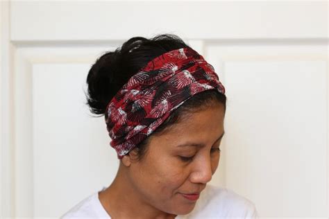 Wide Cotton Headbands For Women Stretchy Jersey Cotton Etsy Cotton