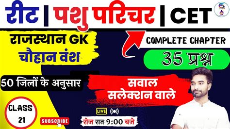 New Rajasthan GK free batch रट पश परचर CET REET Pashu