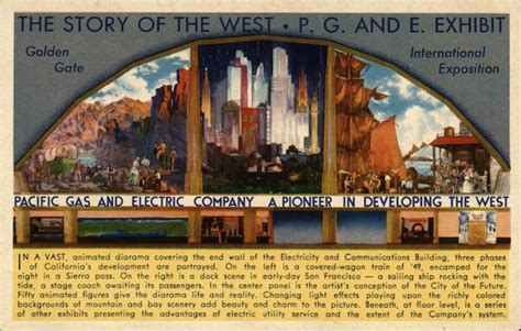 The Story Of The West Pg And E Exhibit Golden Gate International