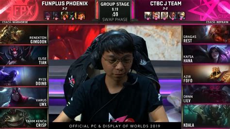 FPX Vs JT Highlights Game 2 S9 Worlds 2019 Group B Day 5 FunPlus