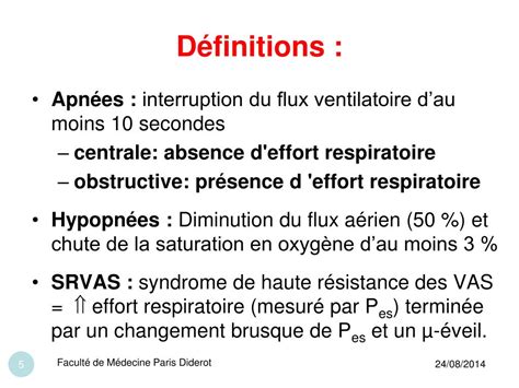 PPT Le Syndrome dApnées du Sommeil PowerPoint Presentation free