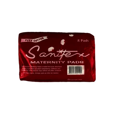 Mypharma Sanitex Maternity Pads 8s