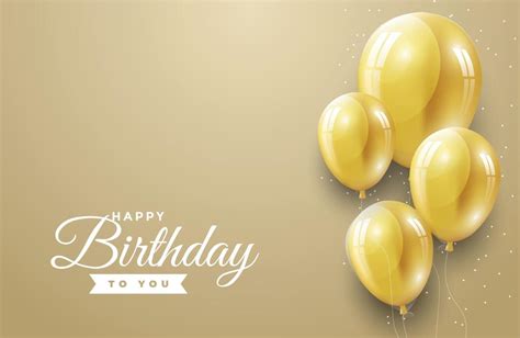 Happy Birthday Greeting Template Vector Art At Vecteezy