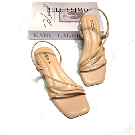 Jual Heels Cm Miya Heels Tahu Sendal Slop Cm Shopee Indonesia