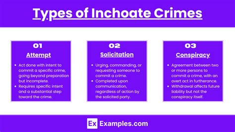 Inchoate Crimes; Parties (Notes & Practice Questions) - MBE | Examples