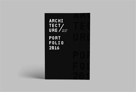 Minimalist Architecture Portfolio Cover Page