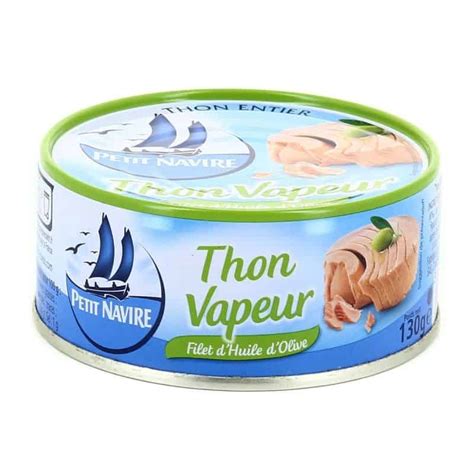 P Tit Navire Thon Vapeur Huile D Olive La Boite De G