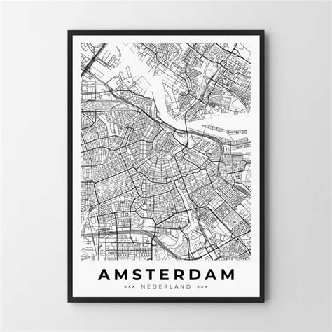 Plakat HOG STUDIO Amsterdam Mapa A2 42x59 4 Cm Hog Studio Sklep