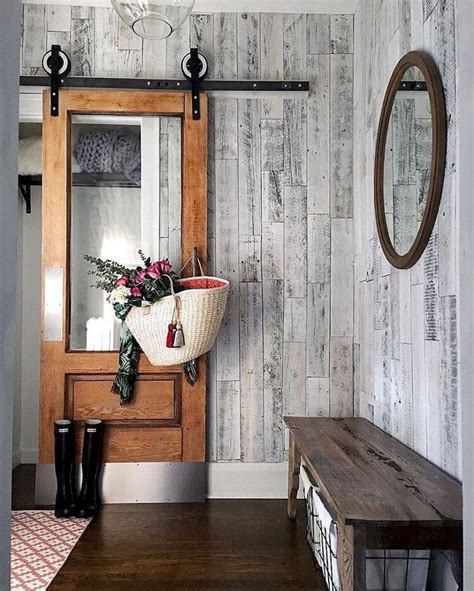 Stunning Farmhouse Entryway Decorating Ideas 56 Roomodeling