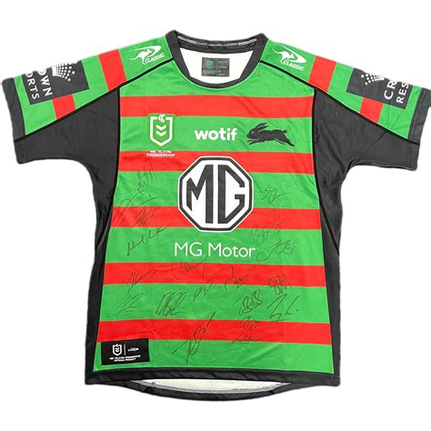 SOUTH SYDNEY RABBITOHS 2023 SQUAD SIGNED JERSEY | Taylormade ...