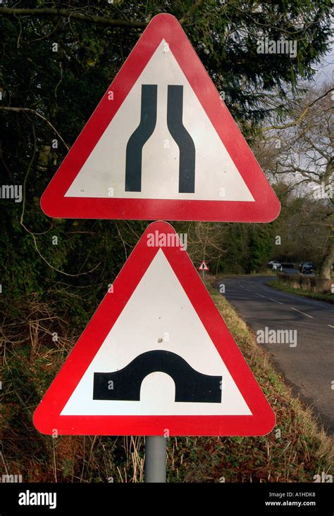 Road signs, UK Stock Photo - Alamy