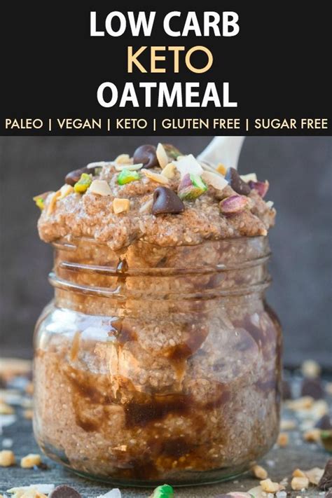 Keto Oatmeal {7 Ways} - The Big Man's World ® | Recipe | Keto oatmeal, Ketogenic breakfast, Keto ...