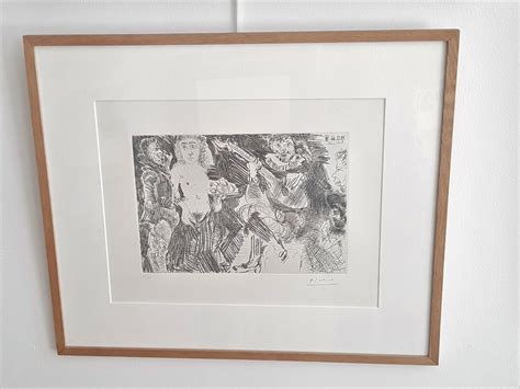 Proantic Original Drypoint By Pablo Picasso