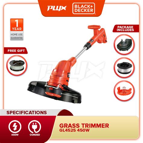 Black Decker Gl B W Grass Trimmer Mesin Rumput Gl