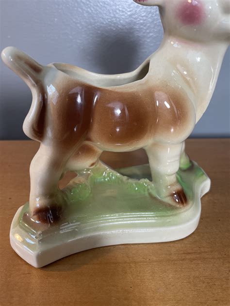 Rempel Milky The Cow Figurine By Diamond Pottery Etsy