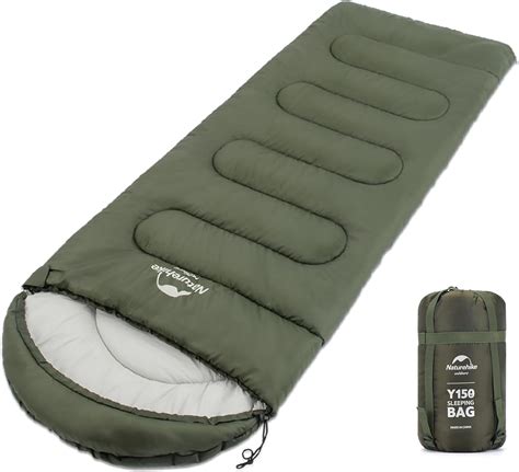 Naturehike Sac de Couchage Compact 3 Saisons Confortable Surdimensionné