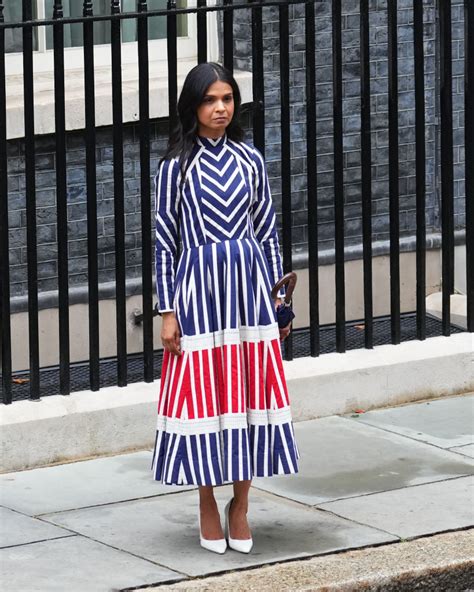 Akshata Murty's Ka-Sha Dress Pops for PM Rishi Sunak's Farewell Speech