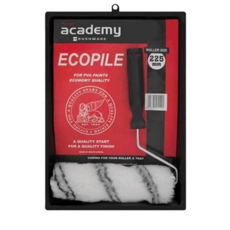 Academy Brushware Roller Ecopile Tray Set Mm Global Hardware