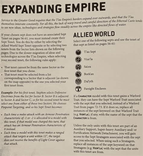 New Tau Codex Farsight & Septs 40k Rules Spotted!