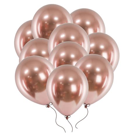 Balony Z Oty R Rose Gold Chromowane Glossy Cm Cali Szt