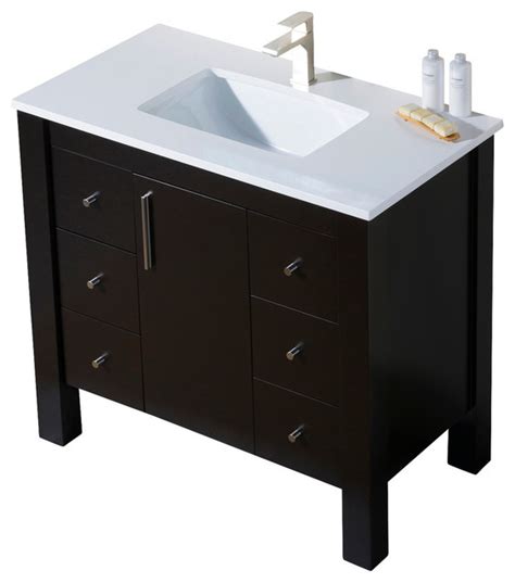 Bathroom Vanities With Quartz Countertops China Prefab Double Sink