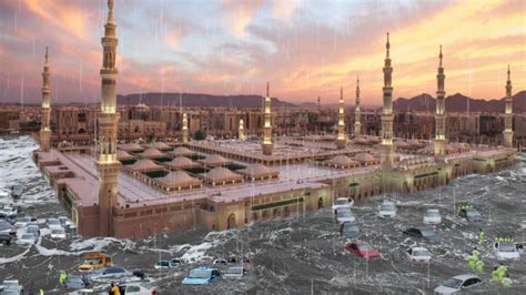 A Devastating 8 Minutes Super Storm And Flood Washed Away Cars In Makkah Saudi Arabia Today