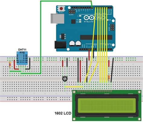 Arduino Interfacing With Dht Sensor And Lcd