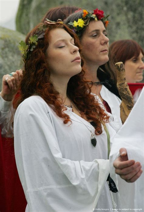 Druids Perform A Pagan Samhain Blessing Ceremony Stonehenge Pagan