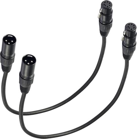 Amazon MFL 20 Inches 5 Pin DMX Cable To 3 Pin DMX Cable 3 Pin