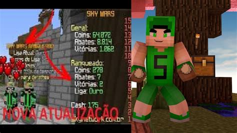 Skywars O Rei Do Modo Rank Do Skyminigames Youtube