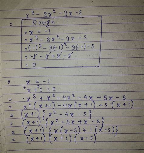 Factorise Using The Formula