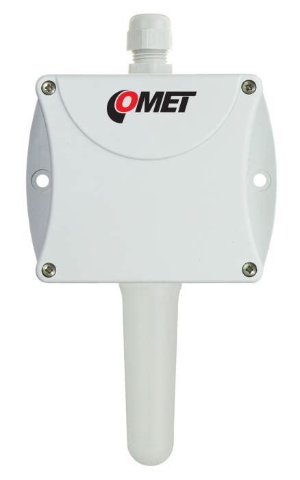 Remote Temperature Sensor with 4-20mA Output, Built-In Sensor | COMET ...