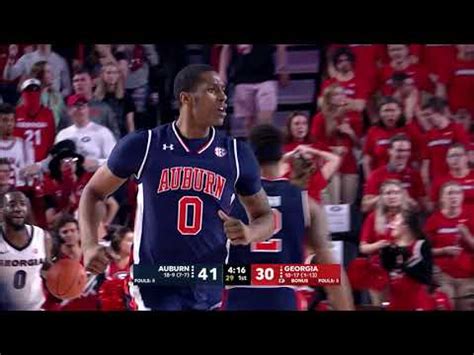 Auburn Men S Basketball Vs Georgia Highlights Youtube