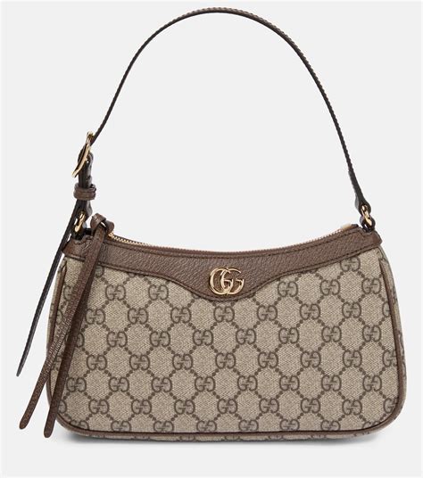 Ophidia Small Gg Supreme Shoulder Bag In Beige Gucci Mytheresa