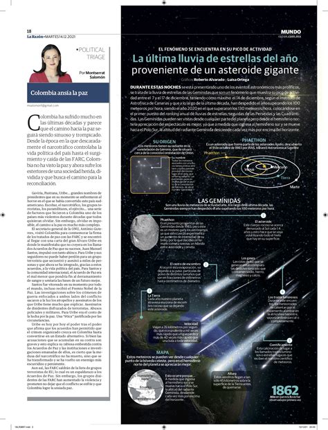 La última lluvia de estrellas del año proveniente de un asteroide gigante