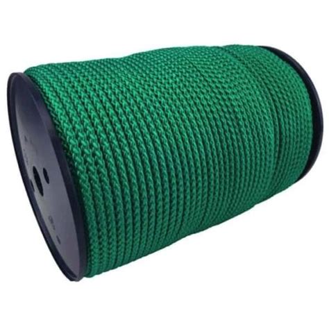 Mm Emerald Green Braided Polypropylene Bondage Rope Metre Reel