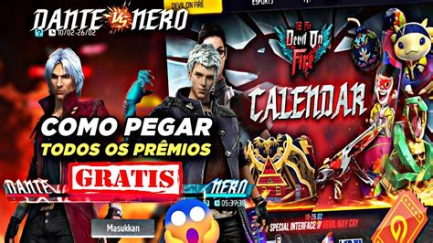 COMO PEGAR TODOS OS PRÊMIOS DO EVENTO DEVIL MY CRY 5 DANTE VS NERO FREE