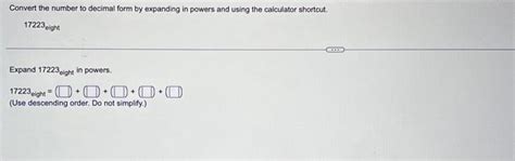 Solved Convert the number to decimal form by expanding in | Chegg.com