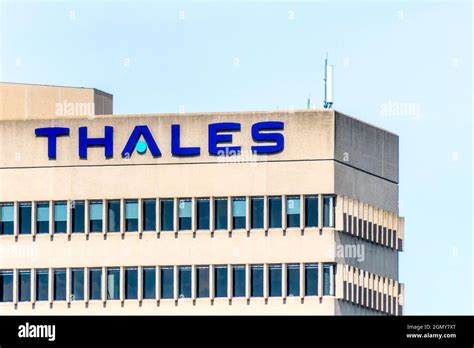 Logo Or Sign Of Thales In A Building In North York District In Toronto