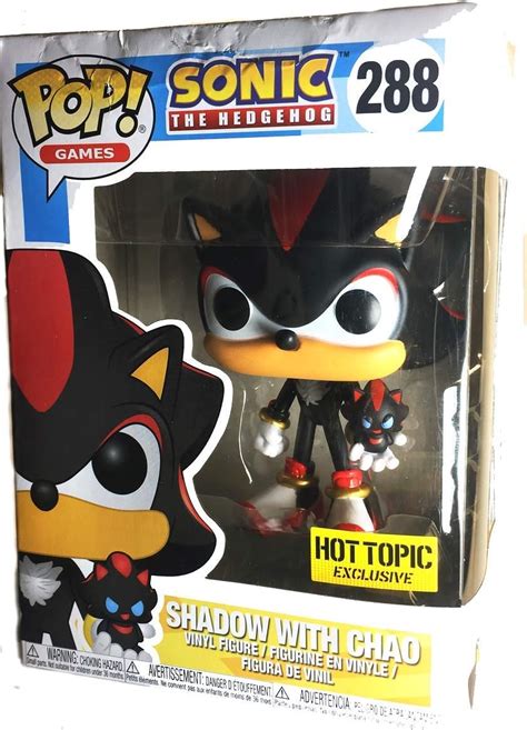 Funko Pop Games Sonic The Hedgehog Shadow With Chao Amazon Br