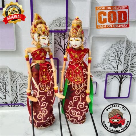 Jual Wayang Golek Rama Dan Sinta Golek Indonesia Shopee Indonesia