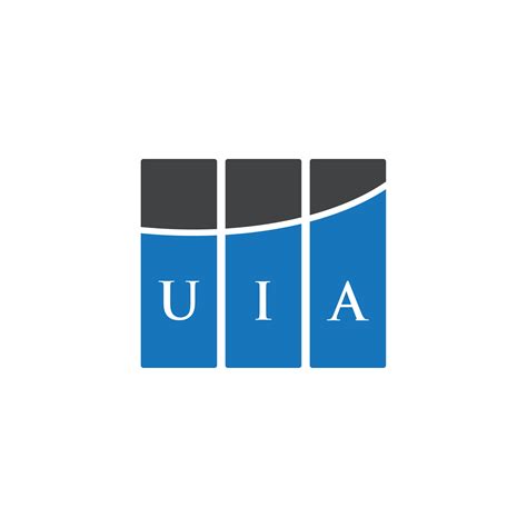 UIA letter logo design on white background. UIA creative initials ...