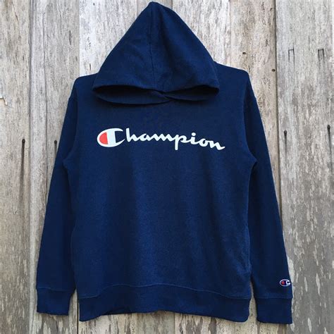 Vintage Champion Hoodie Sweatshirt Etsy