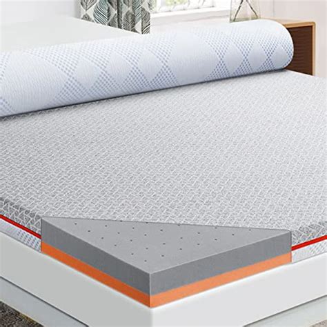 Maxzzz Surmatelas En Mousse M Moire De Forme De Cm Pour Grand Lit